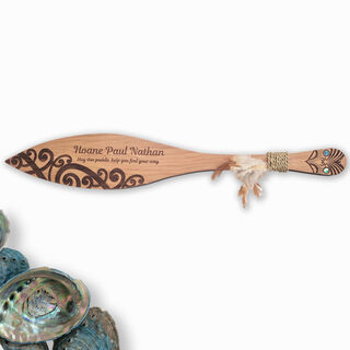 Maori Canoe Paddle - 21st Birthday Key Alternative | Graduation Gift | Annivesary Keepsake